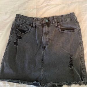 Aeropostale Grey Denim Skirt